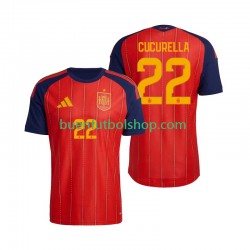 Camiseta de Fútbol España Marc Cucurella 22 World Cup 2026 Primera Equipación Manga Corta Hombre