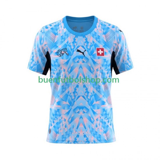 Camiseta de Fútbol Suiza World Cup 2026 Segunda Equipación Manga Corta Hombre