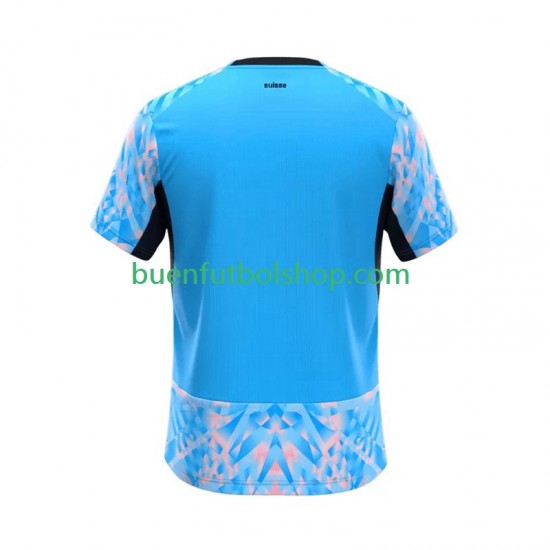 Camiseta de Fútbol Suiza World Cup 2026 Segunda Equipación Manga Corta Hombre