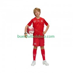 Camiseta de Fútbol Suiza World Cup 2026 Primera Equipación Manga Corta Niño