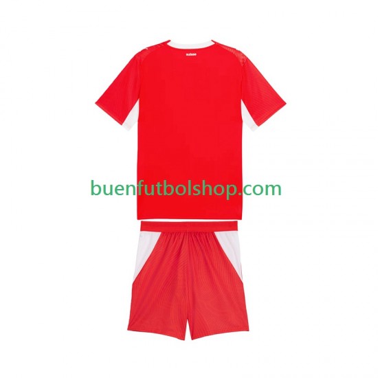 Camiseta de Fútbol Suiza World Cup 2026 Primera Equipación Manga Corta Niño