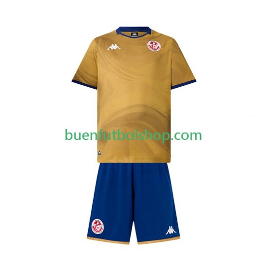 Camiseta de Fútbol Túnez 2025 Tercera Equipación Manga Corta Niño