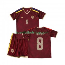 Camiseta de Fútbol Venezuela Tomas Rincon 8 2026 Primera Equipación Manga Corta Niño