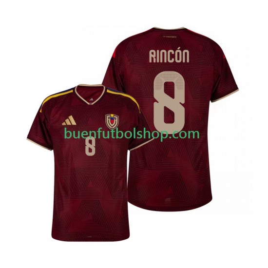 Camiseta de Fútbol Venezuela Tomas Rincon 8 2026 Primera Equipación Manga Corta Hombre