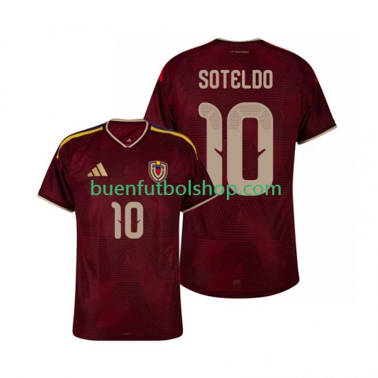 Camiseta de Fútbol Venezuela Yeferson Soteldo 10 2026 Primera Equipación Manga Corta Hombre