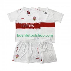 Camiseta de Fútbol VfB Stuttgart 2025-2026 Primera Equipación Manga Corta Niño