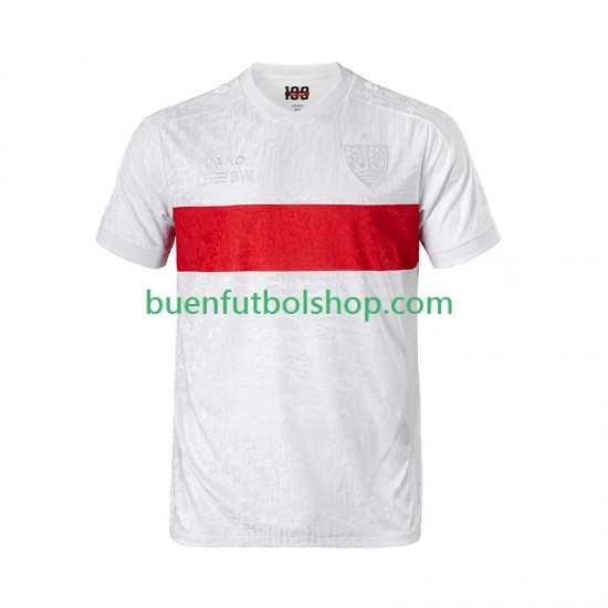 Camiseta de Fútbol VfB Stuttgart Anniversary 2025-2026 Primera Equipación Manga Corta Hombre