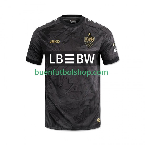 Camiseta de Fútbol VfB Stuttgart 2025-2026 Tercera Equipación Manga Corta Hombre
