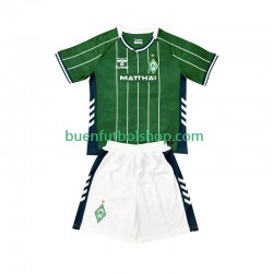 Camiseta de Fútbol Werder Bremen 2025-2026 Primera Equipación Manga Corta Niño