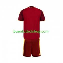 Camiseta de Fútbol AS Roma 2026-2027 Primera Equipación Manga Corta Niño