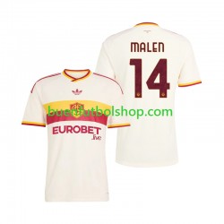 Camiseta de Fútbol AS Roma Donyell Malen 14 2026-2027 Segunda Equipación Manga Corta Hombre