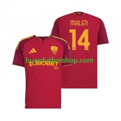 Camiseta de Fútbol AS Roma Donyell Malen 14 2026-2027 Primera Equipación Manga Corta Hombre