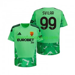 Camiseta de Fútbol AS Roma Portero Mile Svilar 99 2026-2027 Primera Equipación Manga Corta Hombre