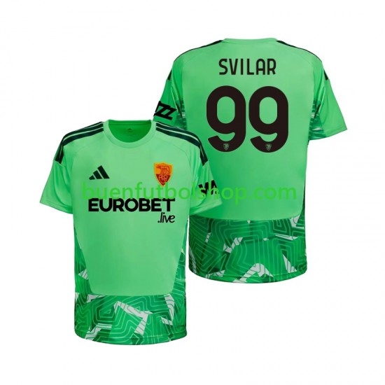 Camiseta de Fútbol AS Roma Portero Mile Svilar 99 2026-2027 Primera Equipación Manga Corta Hombre