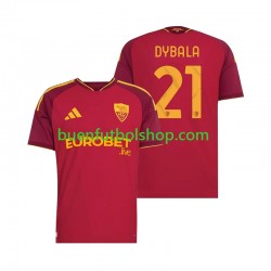 Camiseta de Fútbol AS Roma Paulo Dybala 21 2026-2027 Primera Equipación Manga Corta Hombre