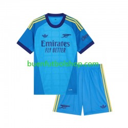 Camiseta de Fútbol Arsenal Portero 2026-2027 Segunda Equipación Manga Corta Niño