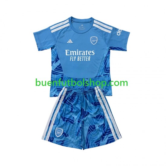 Camiseta de Fútbol Arsenal Portero 2026-2027 Cuarta Equipación Manga Corta Niño