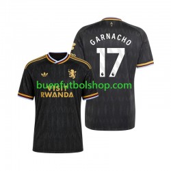Camiseta de Fútbol Aston Villa Alejandro Garnacho 17 2026-2027 Segunda Equipación Manga Corta Hombre