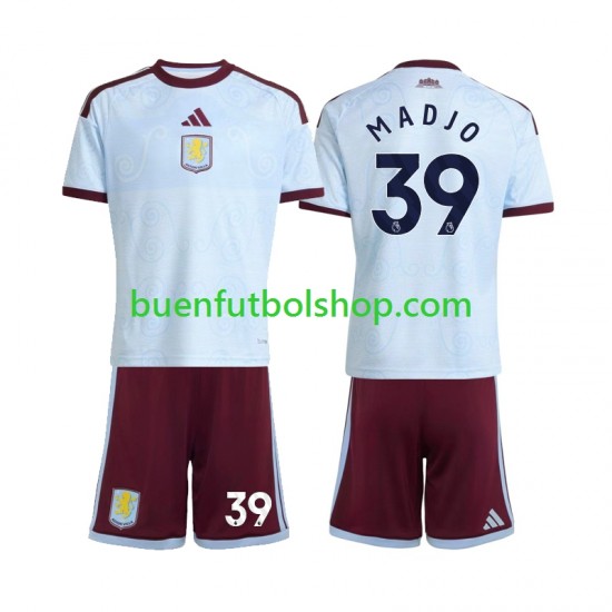 Camiseta de Fútbol Aston Villa Brian Madjo 39 2026-2027 Tercera Equipación Manga Corta Niño