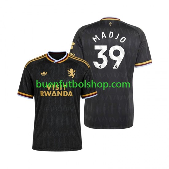 Camiseta de Fútbol Aston Villa Brian Madjo 39 2026-2027 Segunda Equipación Manga Corta Hombre
