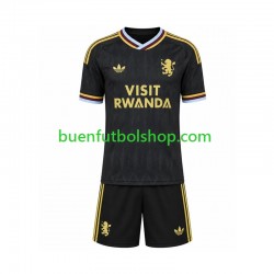 Camiseta de Fútbol Aston Villa 2026-2027 Segunda Equipación Manga Corta Niño Camiseta de Fútbol Aston Villa 2026-2027 Segunda Equipación Manga Corta Niño