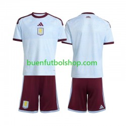 Camiseta de Fútbol Aston Villa 2026-2027 Tercera Equipación Manga Corta Niño