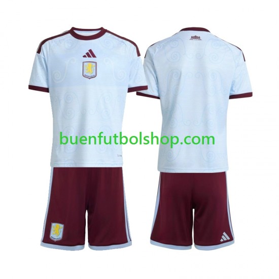 Camiseta de Fútbol Aston Villa 2026-2027 Tercera Equipación Manga Corta Niño