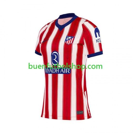 Camiseta de Fútbol Atlético Madrid 2026-2027 Primera Equipación Manga Corta para Mujer