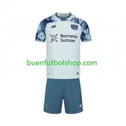 Camiseta de Fútbol Bayer 04 Leverkusen 2026-2027 Segunda Equipación Manga Corta Niño