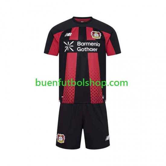 Camiseta de Fútbol Bayer 04 Leverkusen 2026-2027 Primera Equipación Manga Corta Niño