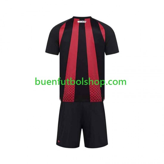 Camiseta de Fútbol Bayer 04 Leverkusen 2026-2027 Primera Equipación Manga Corta Niño