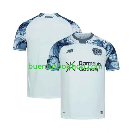 Camiseta de Fútbol Bayer 04 Leverkusen 2026-2027 Segunda Equipación Manga Corta Hombre