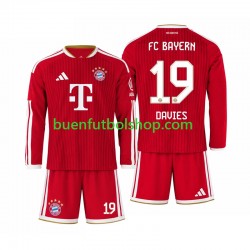 Camiseta de Fútbol Bayern de Múnich Alphonso Davies 19 2026-2027 Primera Equipación Manga Larga Niño Camiseta de Fútbol Bayern de Múnich Alphonso Davies 19 2026-2027 Primera Equipación Manga Larga Niño