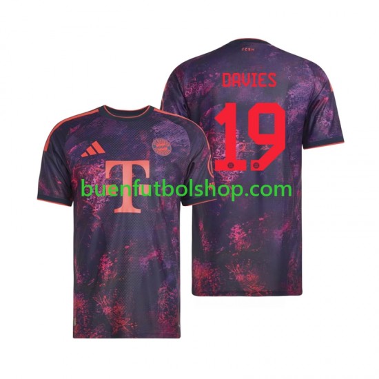 Camiseta de Fútbol Bayern de Múnich Alphonso Davies 19 2026-2027 Tercera Equipación Manga Corta Hombre