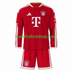 Camiseta de Fútbol Bayern de Múnich 2026-2027 Primera Equipación Manga Larga Niño