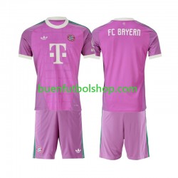 Camiseta de Fútbol Bayern de Múnich Portero 2026-2027 Tercera Equipación Manga Corta Niño