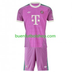Camiseta de Fútbol Bayern de Múnich Portero 2026-2027 Tercera Equipación Manga Corta Niño
