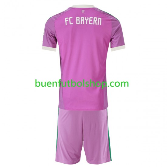 Camiseta de Fútbol Bayern de Múnich Portero 2026-2027 Tercera Equipación Manga Corta Niño