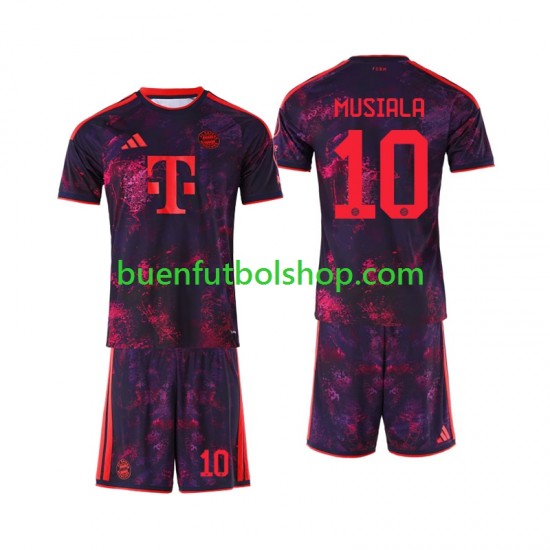 Camiseta de Fútbol Bayern de Múnich Jamal Musiala 10 2026-2027 Tercera Equipación Manga Corta Niño