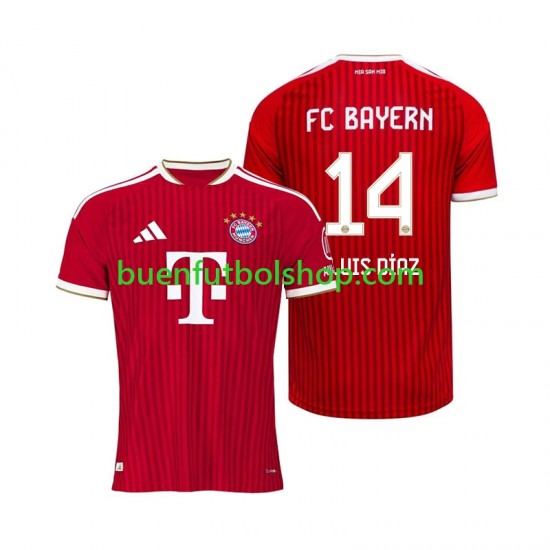 Camiseta de Fútbol Bayern de Múnich Luis Diaz 14 2026-2027 Primera Equipación Manga Corta Hombre