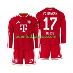 Camiseta de Fútbol Bayern de Múnich Michael Olise 17 2026-2027 Primera Equipación Manga Larga Niño