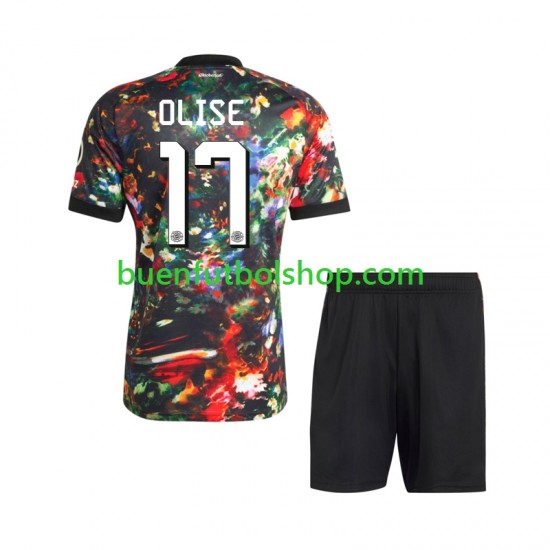 Camiseta de Fútbol Bayern de Múnich Michael Olise 17 Oktoberfest 2026-2027 Primera Equipación Manga Corta Niño