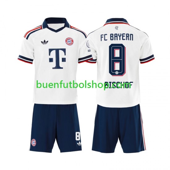 Camiseta de Fútbol Bayern de Múnich Tom Bischof 8 2026-2027 Segunda Equipación Manga Corta Niño