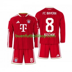 Camiseta de Fútbol Bayern de Múnich Tom Bischof 8 2026-2027 Primera Equipación Manga Larga Niño