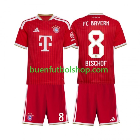 Camiseta de Fútbol Bayern de Múnich Tom Bischof 8 2026-2027 Primera Equipación Manga Corta Niño
