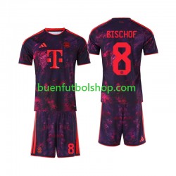 Camiseta de Fútbol Bayern de Múnich Tom Bischof 8 2026-2027 Tercera Equipación Manga Corta Niño Camiseta de Fútbol Bayern de Múnich Tom Bischof 8 2026-2027 Tercera Equipación Manga Corta Niño