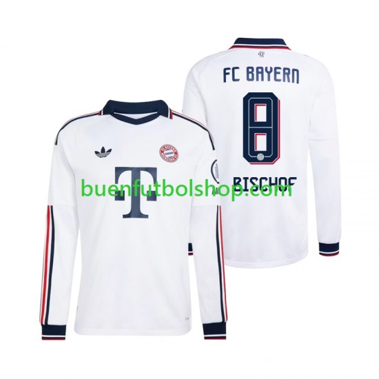 Camiseta de Fútbol Bayern de Múnich Tom Bischof 8 2026-2027 Segunda Equipación Manga Larga Hombre