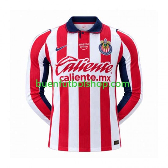 Camiseta de Fútbol CD Guadalajara 2026-2027 Primera Equipación Manga Larga Hombre