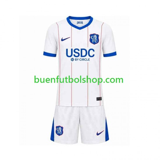 Camiseta de Fútbol Chelsea 2026-2027 Tercera Equipación Manga Corta Niño