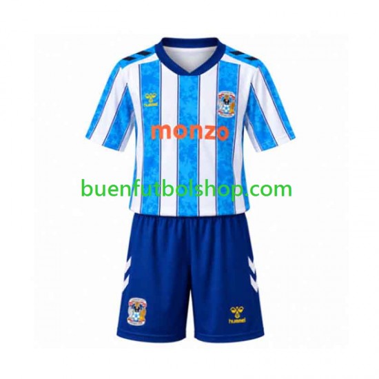 Camiseta de Fútbol Coventry City 2026-2027 Primera Equipación Manga Corta Niño